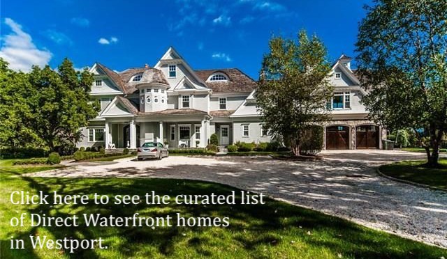 Waterfront homes in Westport, CT